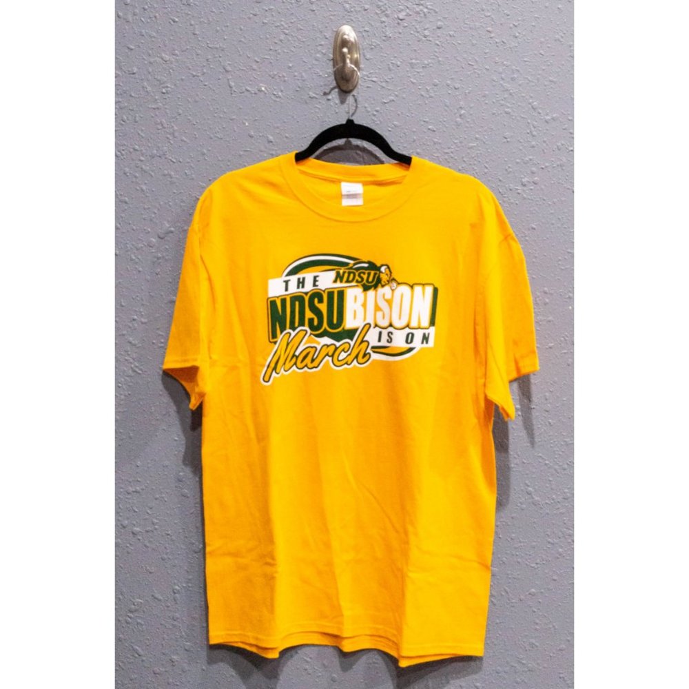 NWOT Port and Company NDSU Bison Tee Shirt, Size Large